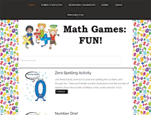 Tablet Screenshot of mathgamesfun.net